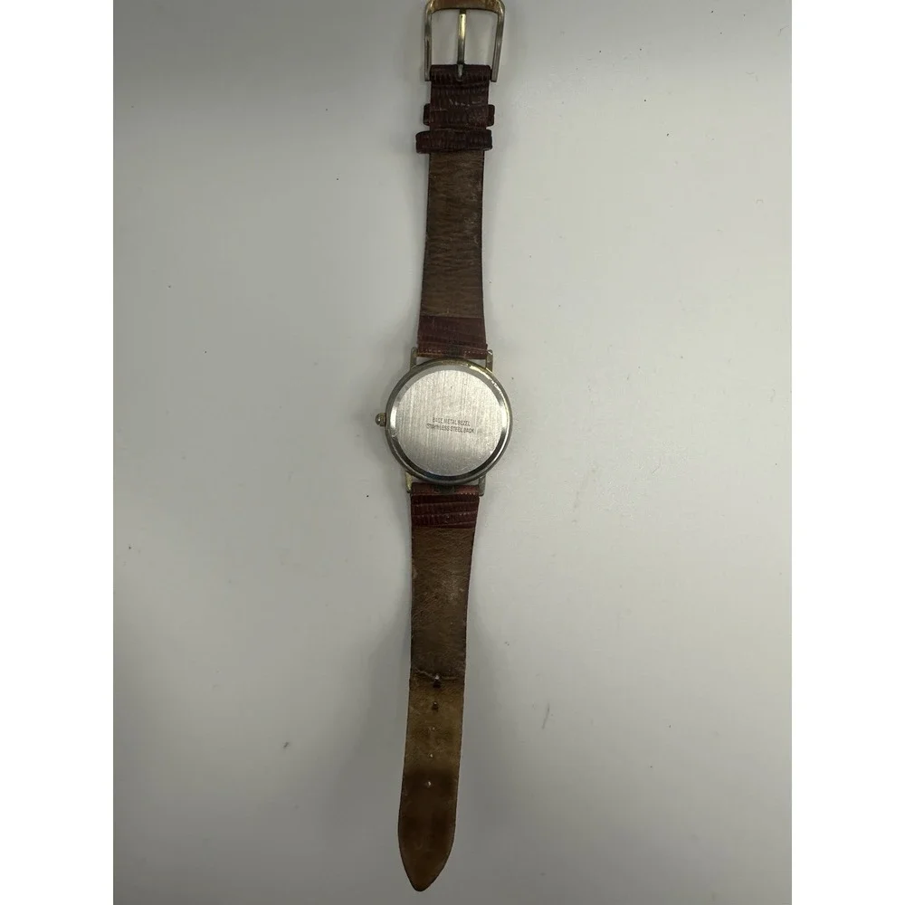 Benrus Mens‎ Calendar Watch New Battery 31MM 6.75